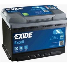 Akumulator EXIDE Excell 12V 74Ah 680A EB740